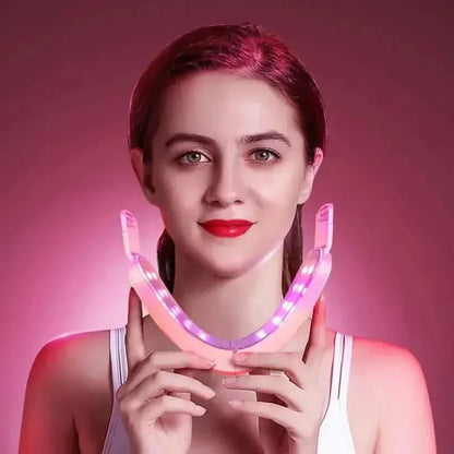 Anti Aging Face Lift Device with LED Light Therapy - Mycosmeticslondon