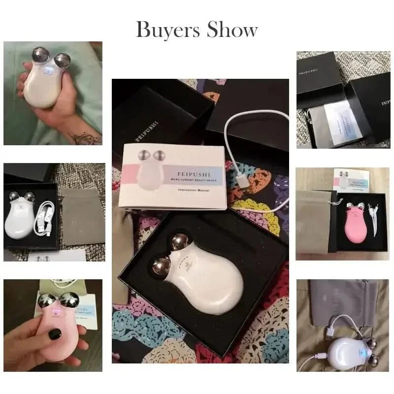 Compact Anti Aging Face Massager Roller
