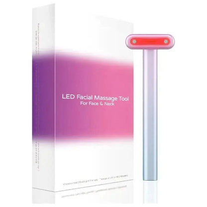 Anti Aging Face Massager with Red Light Treatment - Mycosmeticslondon