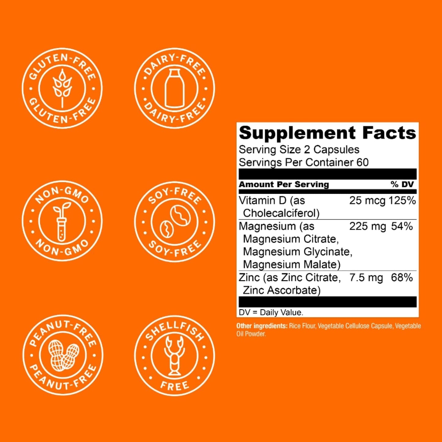 Premium Bone and Immune Health Supplement Capsules
