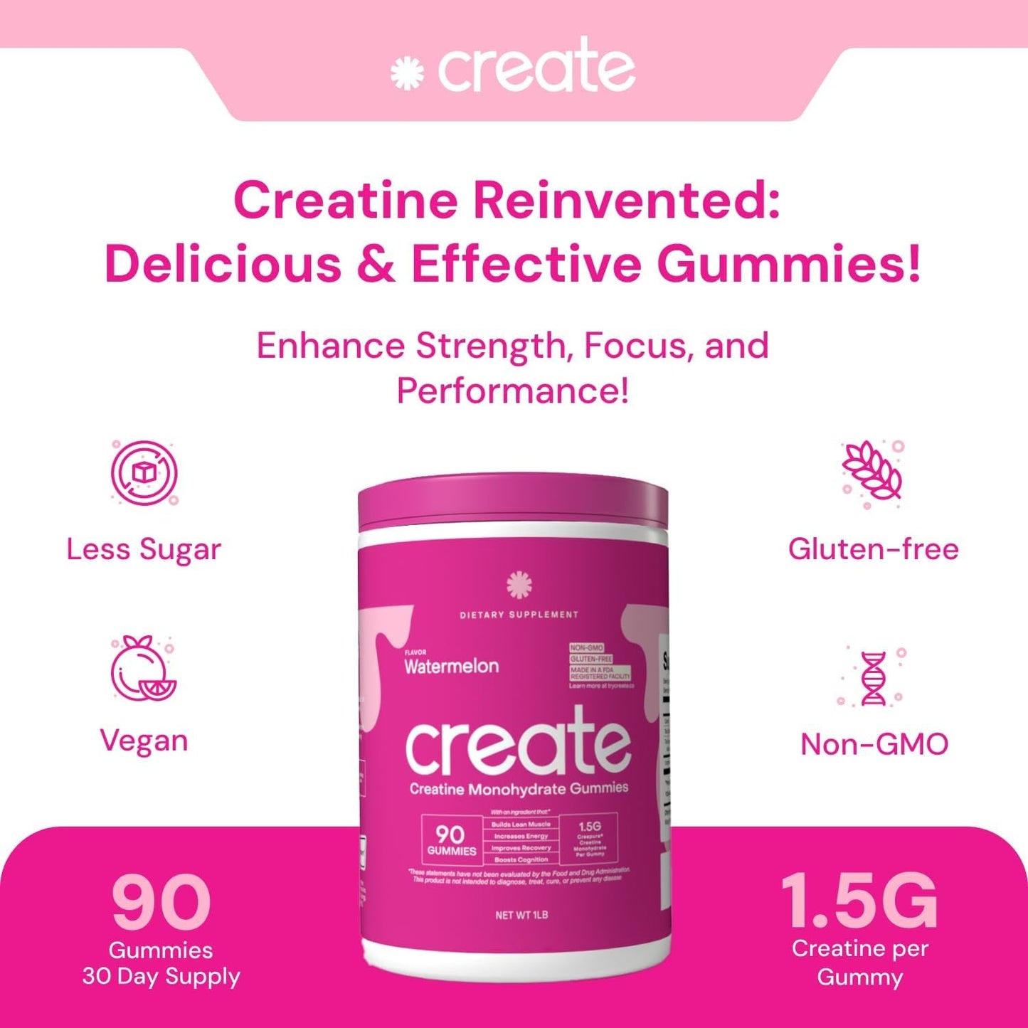 Vegan Creatine Gummies for Workout and Recovery