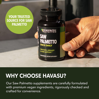 Saw Palmetto Supplement for Prostate and Hair Health