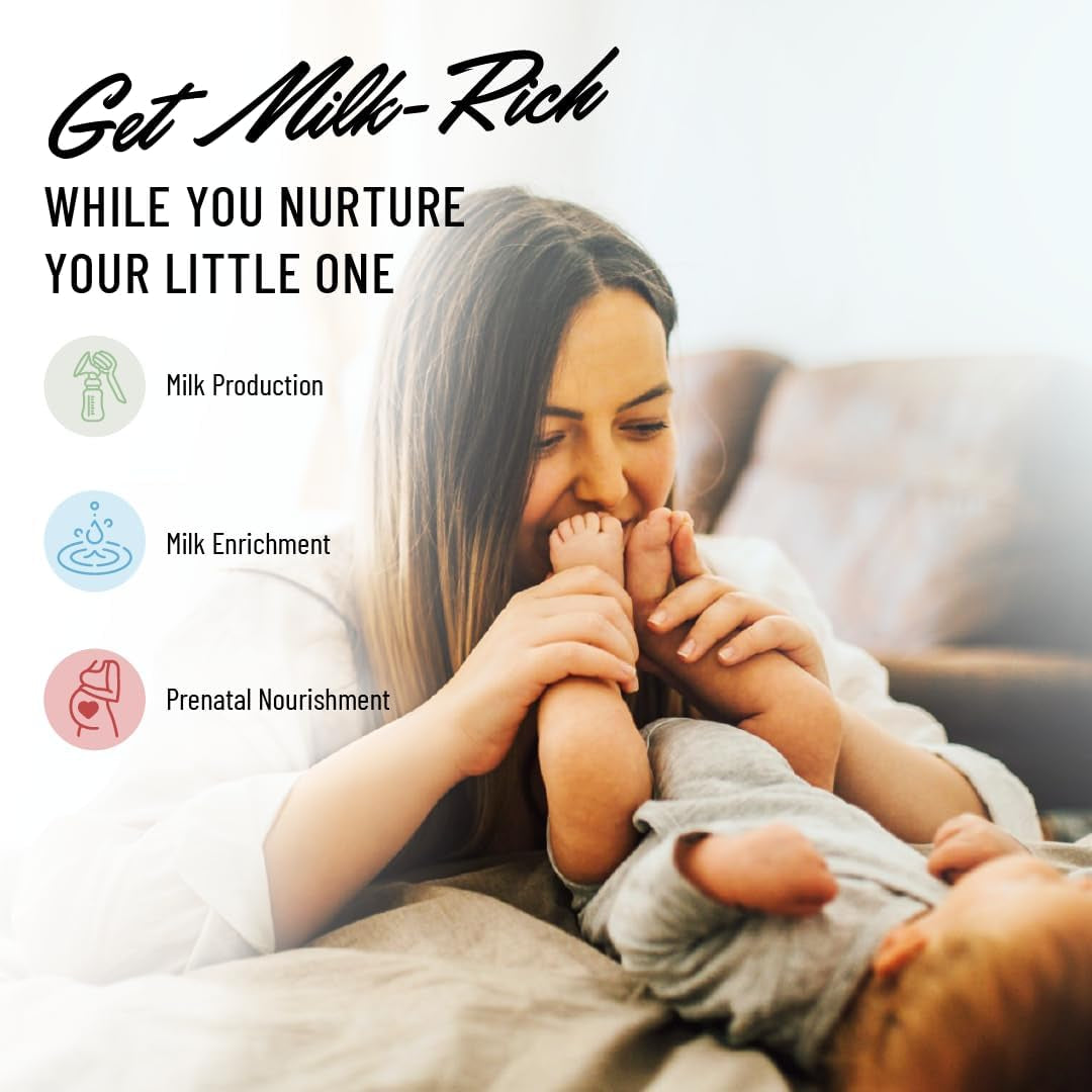 Natural Breastfeeding Support Supplement - 60 Capsules
