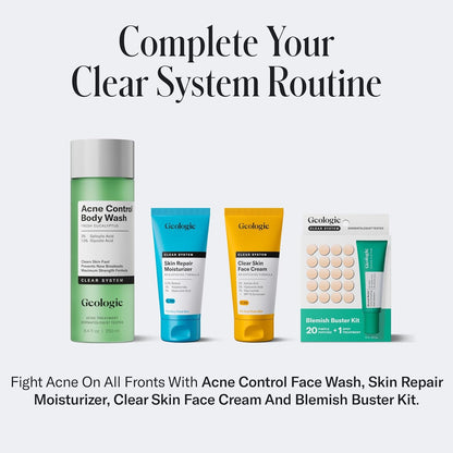 Natural Face Moisturizer Cream with SPF and Acne Control