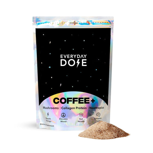 Daily Boost Coffee - 30 Servings | Coffee with Protein, Mushrooms & Collagen - Mycosmeticslondon