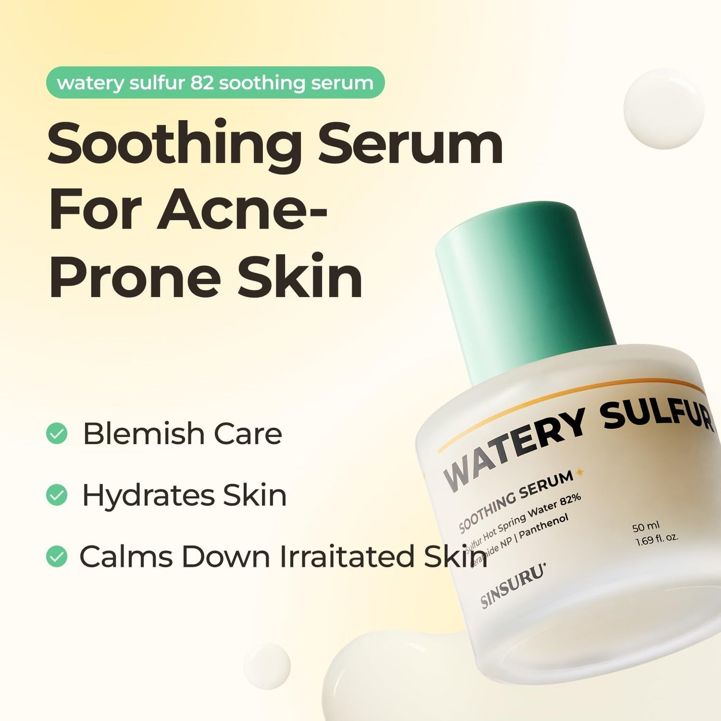 Gentle Sulfur Serum for Acne & Sensitive Skin