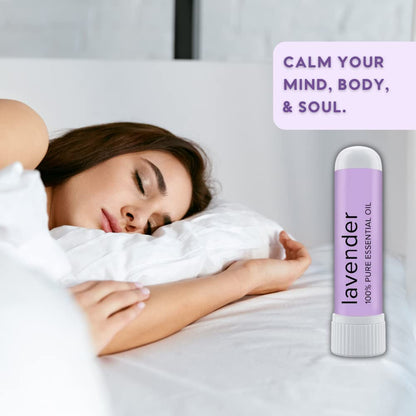 Natural Lavender Oil Stress Relief Inhalers 3 Pack
