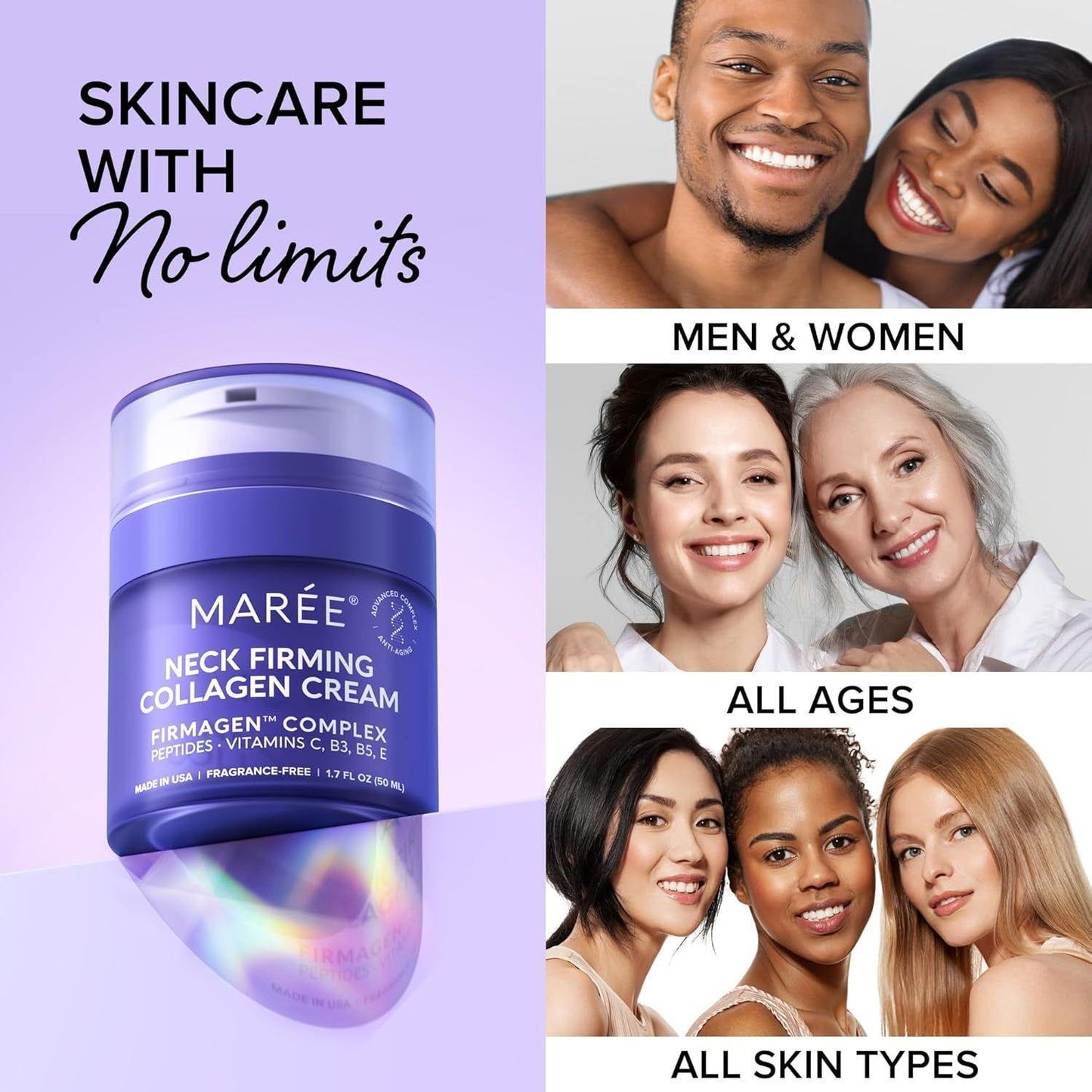 Anti Aging Collagen Neck Cream - 50ml Moisturizer