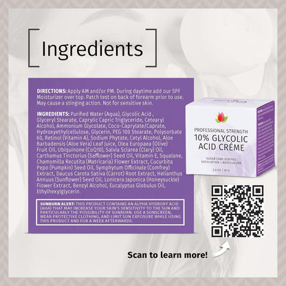 Brightening Glycolic Acid Face Cream 55g
