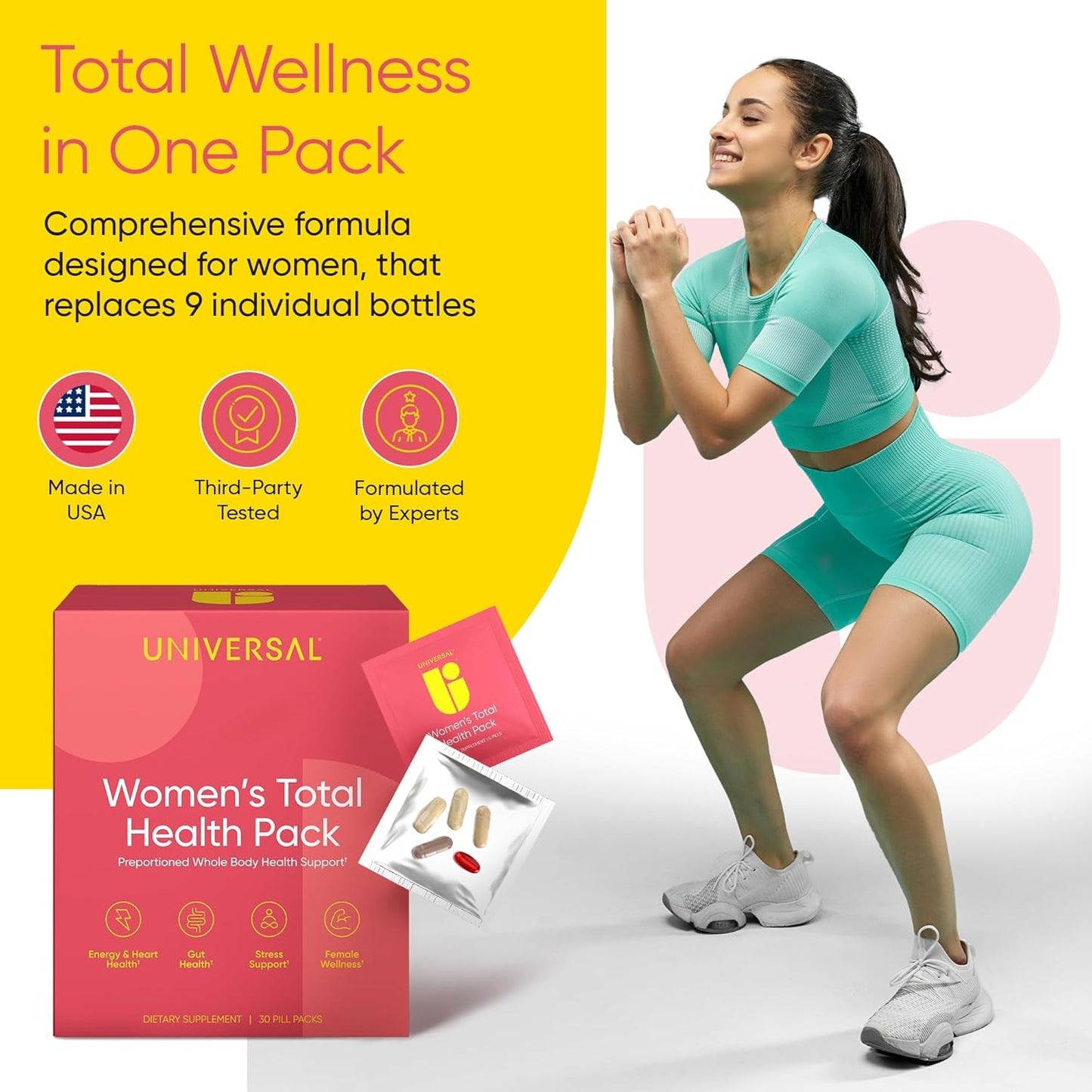 Complete Women's Daily Multivitamin Supplement Pack