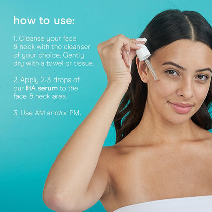 Nourishing Hyaluronic Face Serum with Vitamins C & E