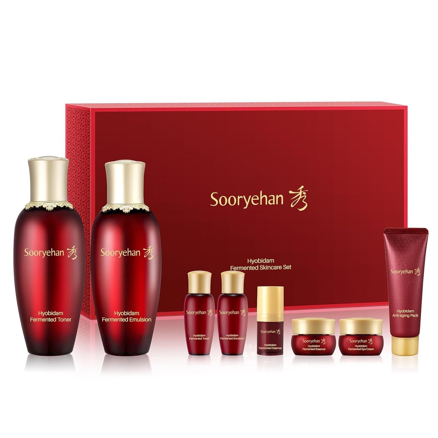 Natural Korean Anti Aging Skin Care Kit - Mycosmeticslondon