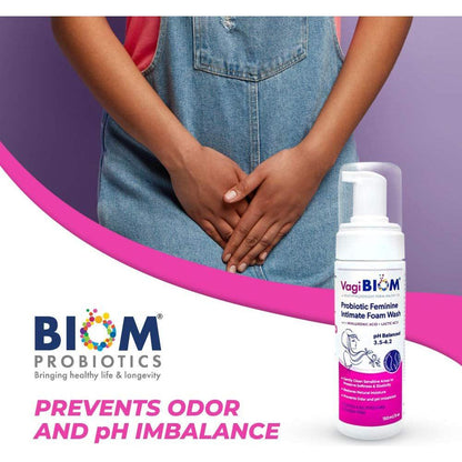 Gentle Feminine Foam Cleanser - Soothing pH Balance Wash