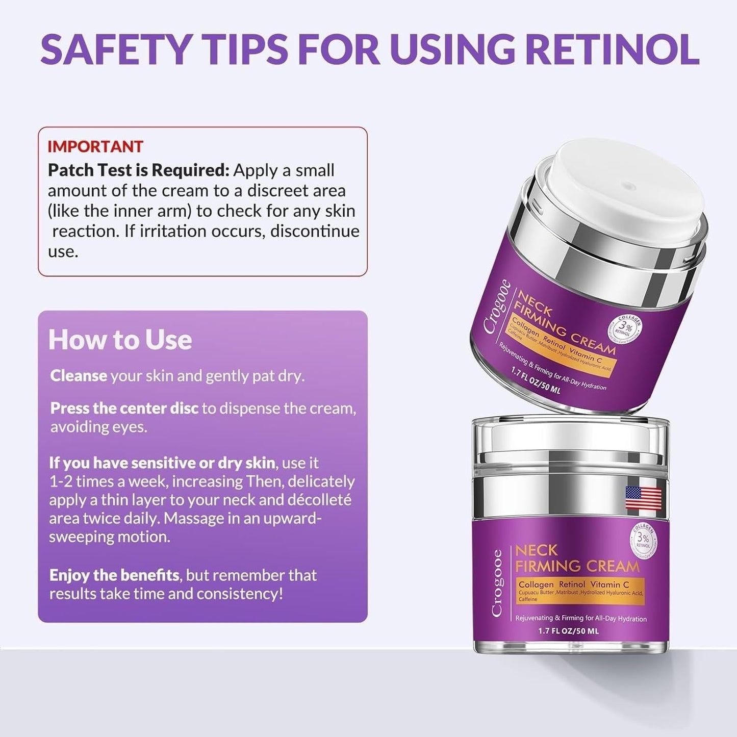 Anti Aging Face Cream 50ml - Retinol Collagen Moisturizer