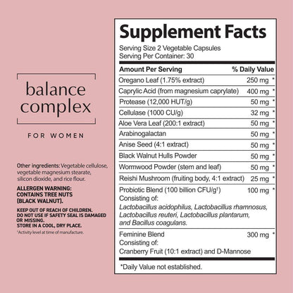 Women's Probiotic Balance 60 Capsules