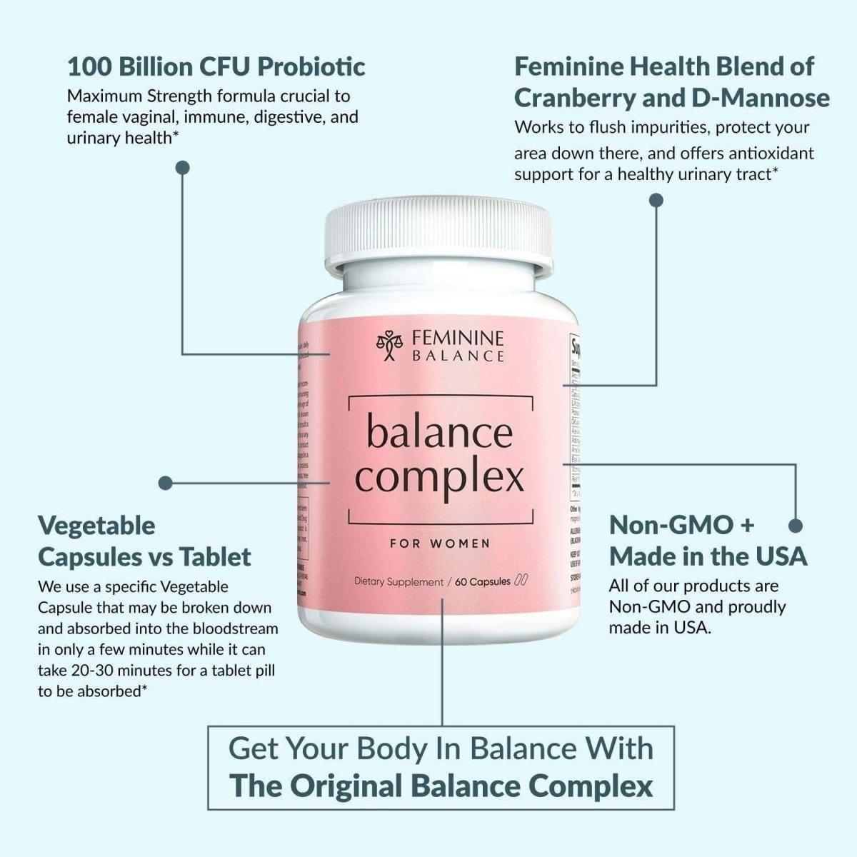 Women's Probiotic Balance 60 Capsules