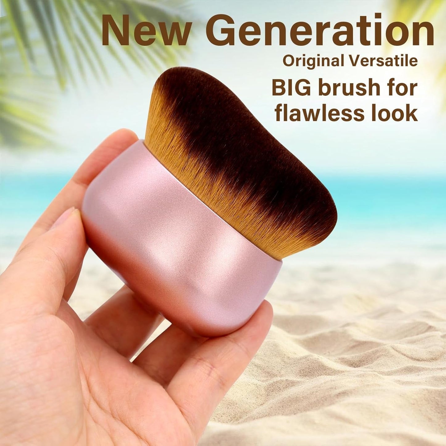 Big Fluffy Makeup Brush 75mm Wide Soft Kabuki Brush