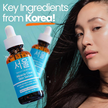 Natural Acne Treatment Serum with Salicylic Acid