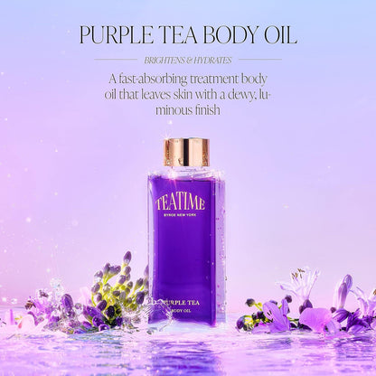Nourishing Purple Tea Body Oil for Glowing Skin