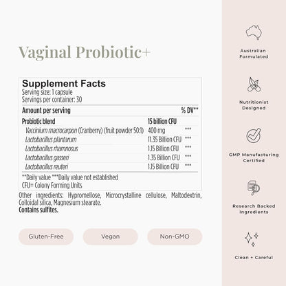 Women's Probiotic Supplement for Vaginal Health