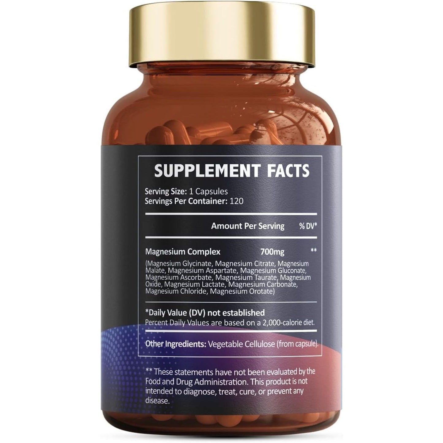Maximum Strength Magnesium 12-in-1 Supplement Capsules