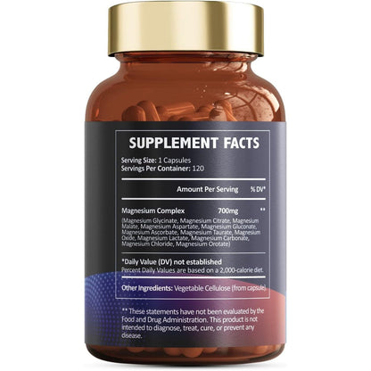 Maximum Strength Magnesium 12-in-1 Supplement Capsules