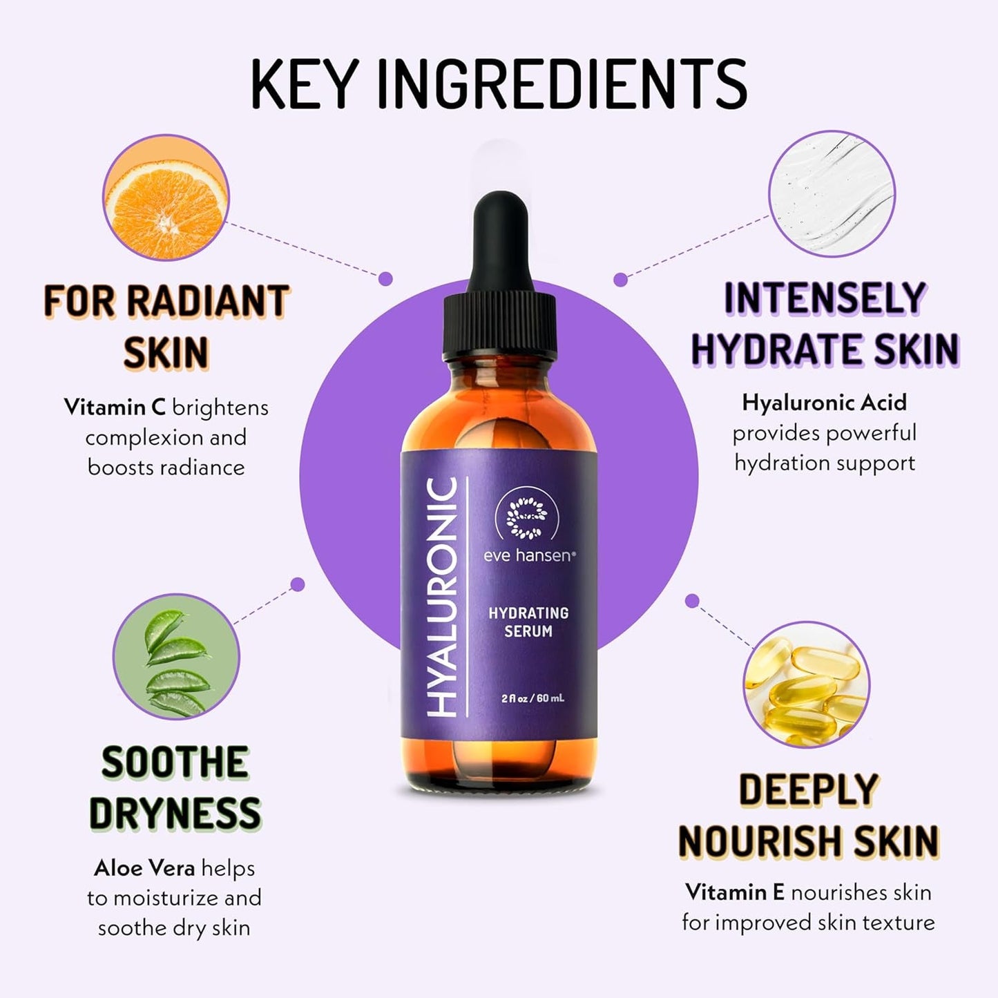 Hydrating Facial Serum 60ml - Intensive Moisture & Anti Aging