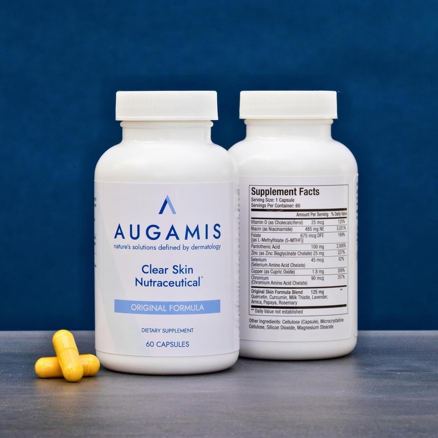 Natural Acne Relief Supplement - 60 Capsules