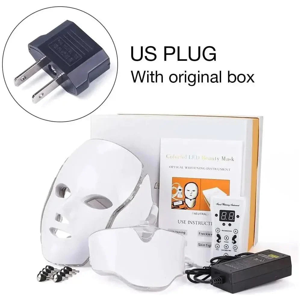 Colorful LED Face Mask - Brightening Anti Aging Skin Care