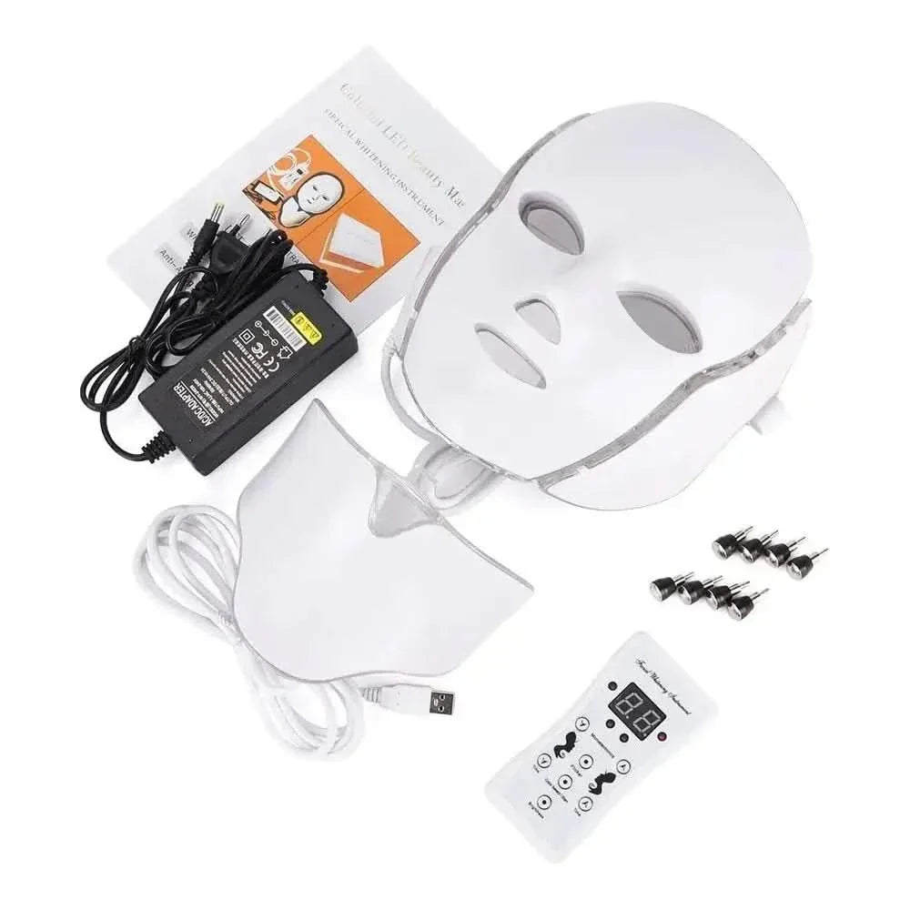 Colorful LED Face Mask - Brightening Anti Aging Skin Care