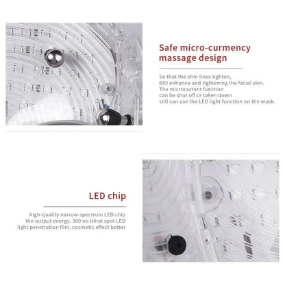 Colorful LED Face Mask - Brightening Anti Aging Skin Care