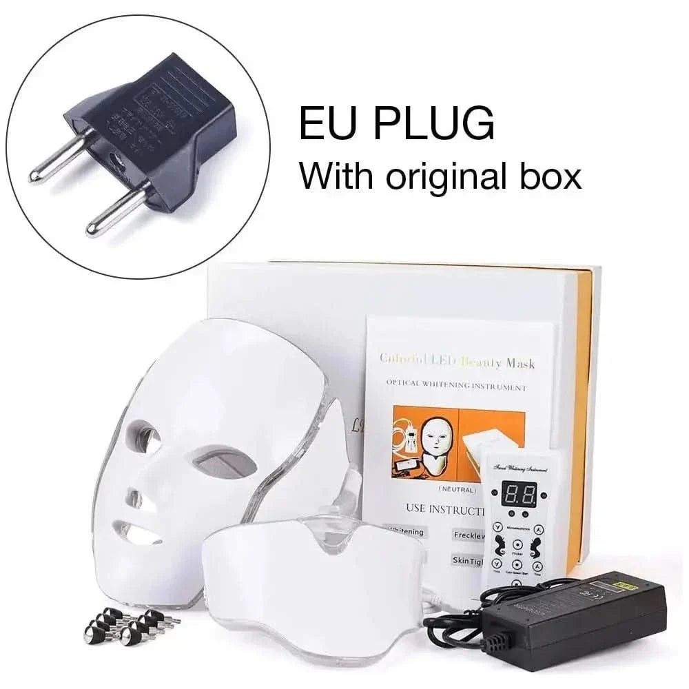 Colorful LED Face Mask - Brightening Anti Aging Skin Care