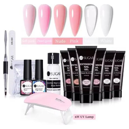 Professional Nail Art Kit for Easy Gel Nail Extensions