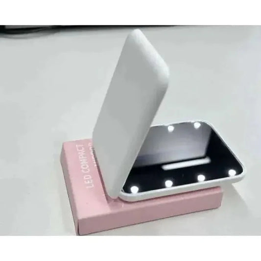 Compact LED Travel Makeup Mirror - Mycosmeticslondon