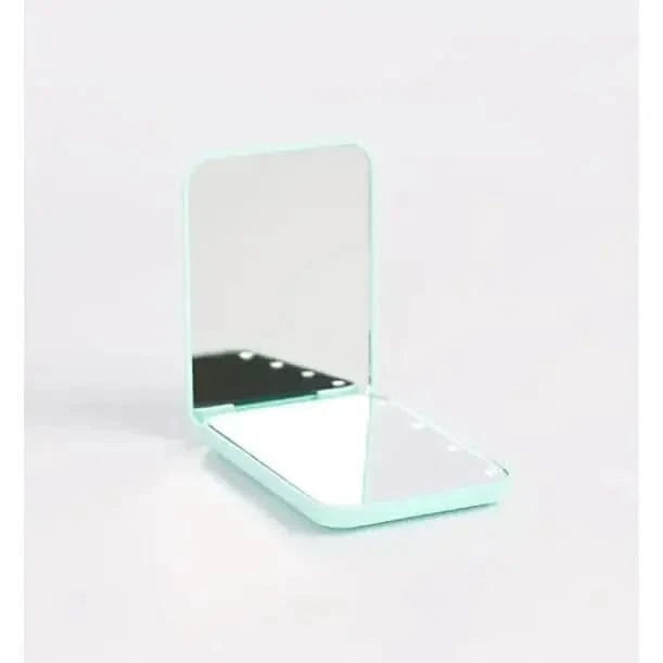 Compact LED Travel Makeup Mirror