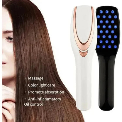 Healing LED Hair Comb Massager for Growth & Relaxation