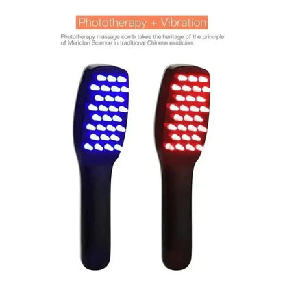 Healing LED Hair Comb Massager for Growth & Relaxation