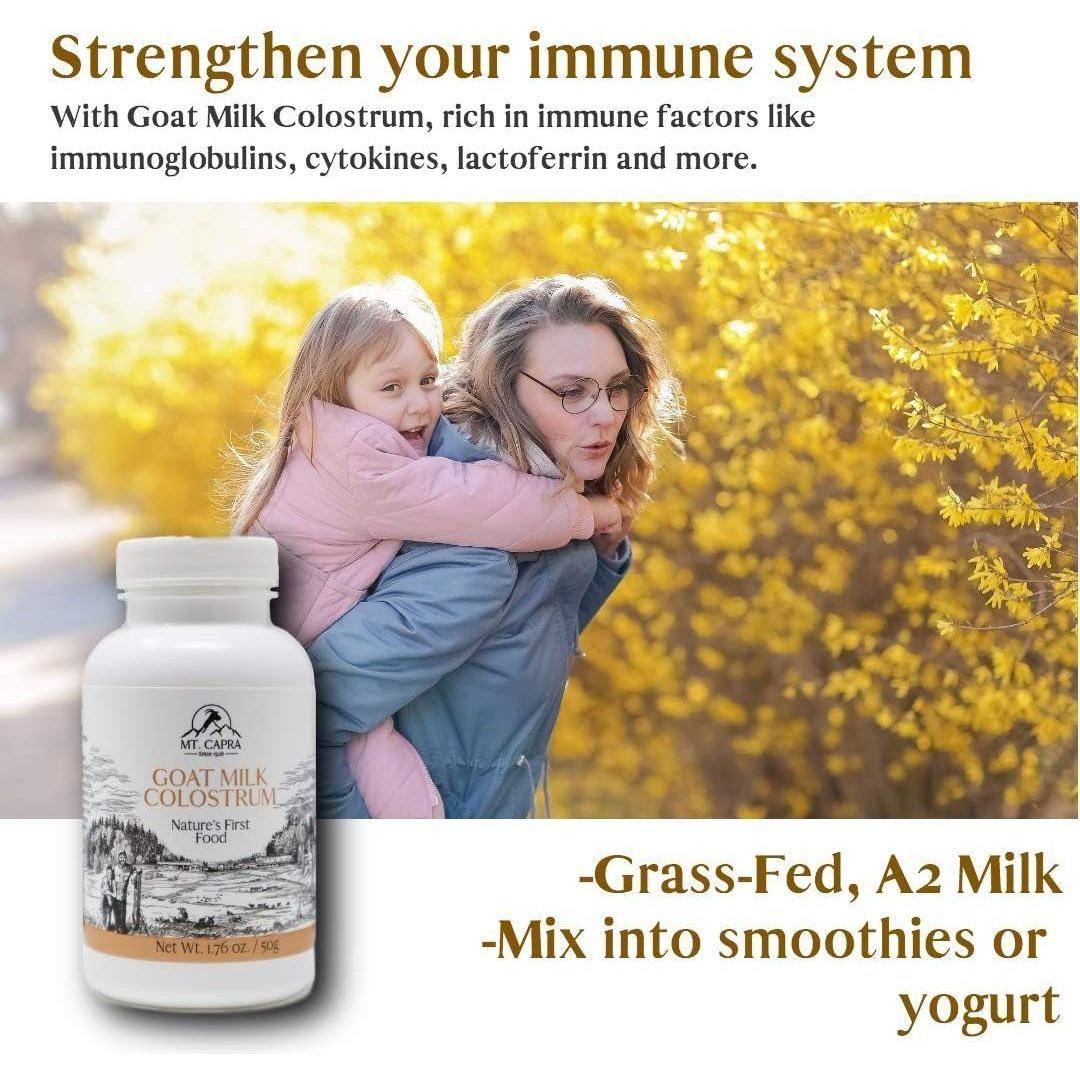Natural Goat Milk Supplement for Immune Boost