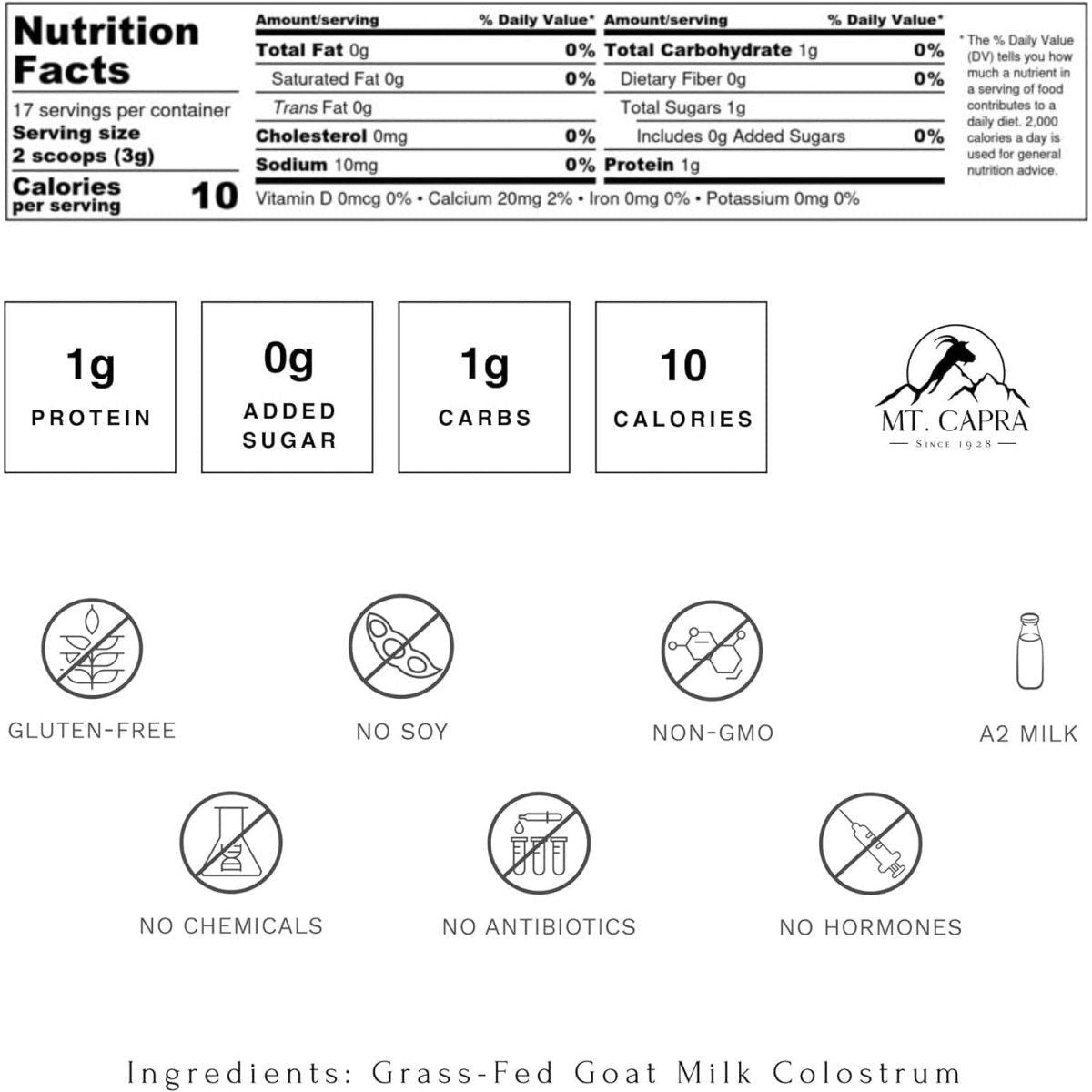 Natural Goat Milk Supplement for Immune Boost