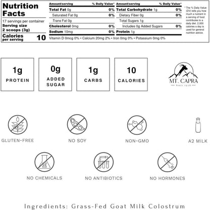Natural Goat Milk Supplement for Immune Boost