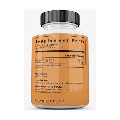 Pure Beef Thyroid Supplement for Energy & Metabolism