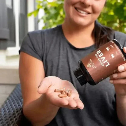 Natural Liver Supplement - 180 Capsules for Energy Boost