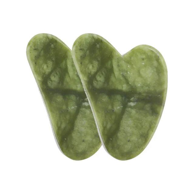 Natural Face Roller Massager Kit with Jade Stone Tool