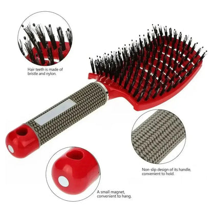 Gentle Hair Brush Massager for Scalp Relief