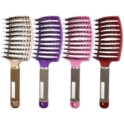 Gentle Hair Brush Massager for Scalp Relief