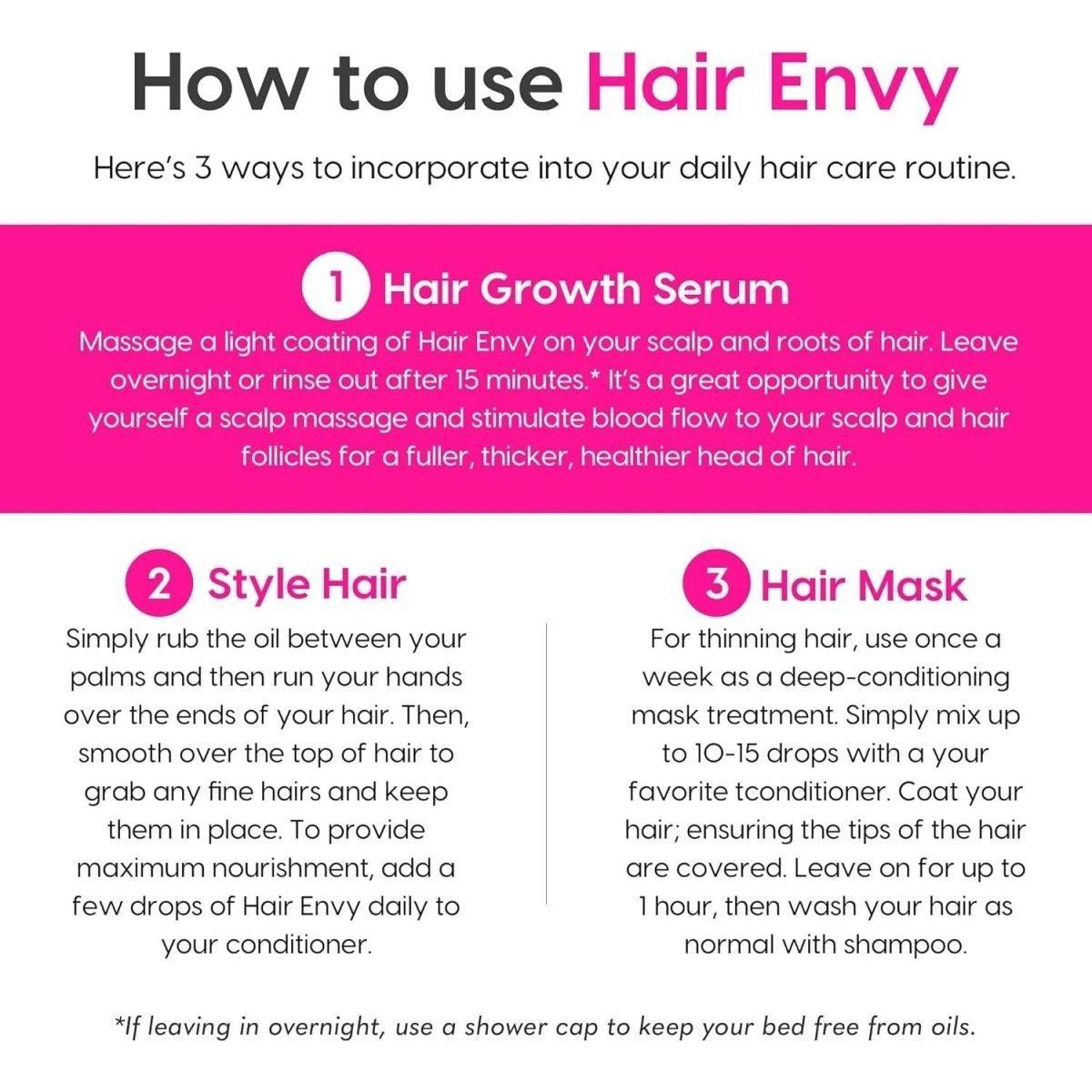 Natural Hair Growth Oil with Pure Plant Extracts