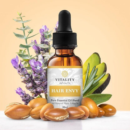 Natural Hair Growth Oil with Pure Plant Extracts