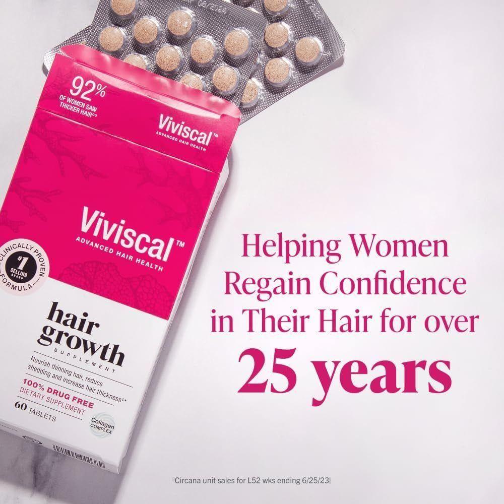 Natural Hair Growth Vitamin Supplement Tablets