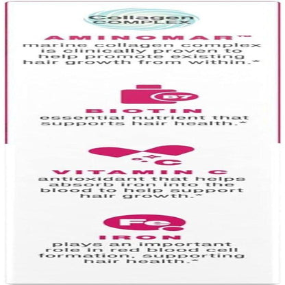 Natural Hair Growth Vitamin Supplement Tablets