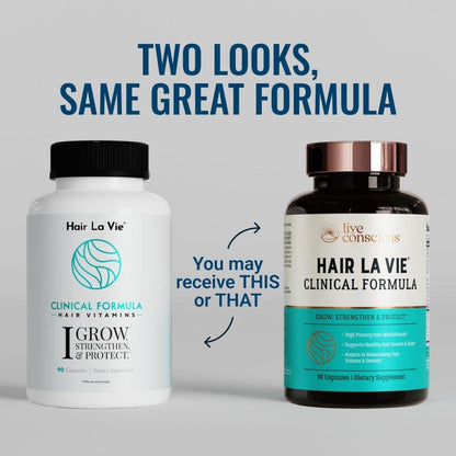 Natural Hair Growth Supplements with Biotin and Collagen